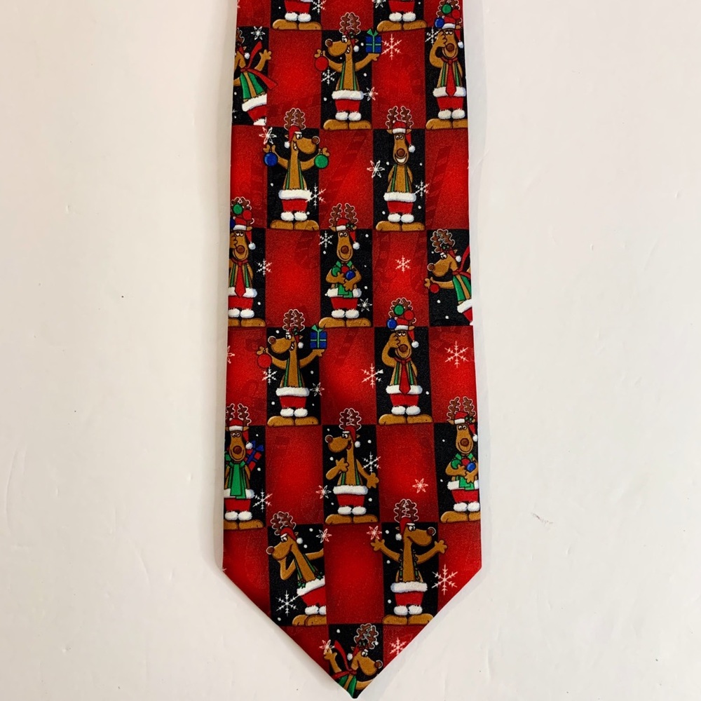 Christmas Reindeer Tie